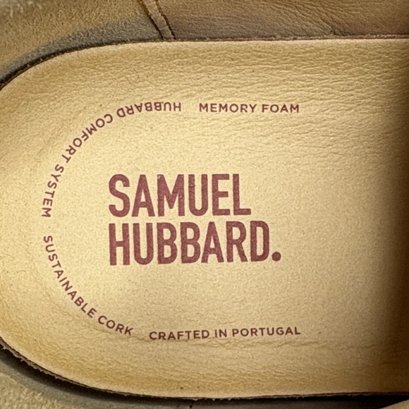 Samuel Hubbard Free Oxford Men's Navy Nubuck Leather Boots Size 10 , 43.5 - Picture 2 of 12